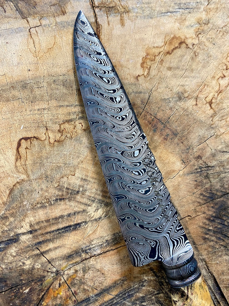 7" Damascus Chef Knife 180 Layers GH CS1095 15n20