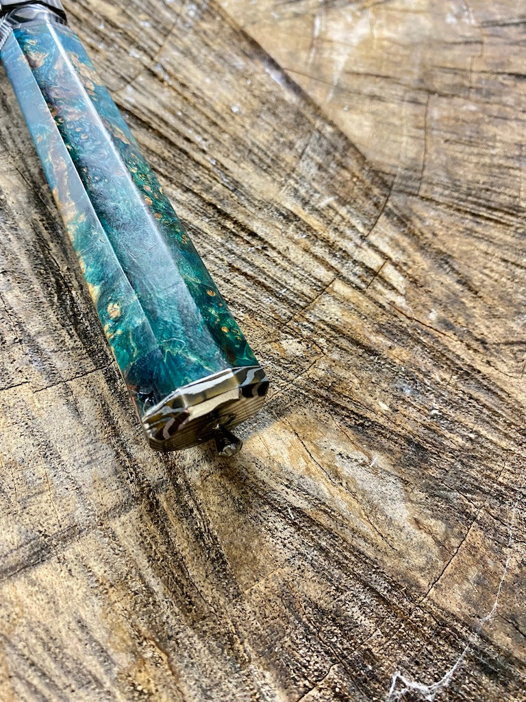 10" Damascus Bunka Knife 180 Layers GH CS1095 15n20