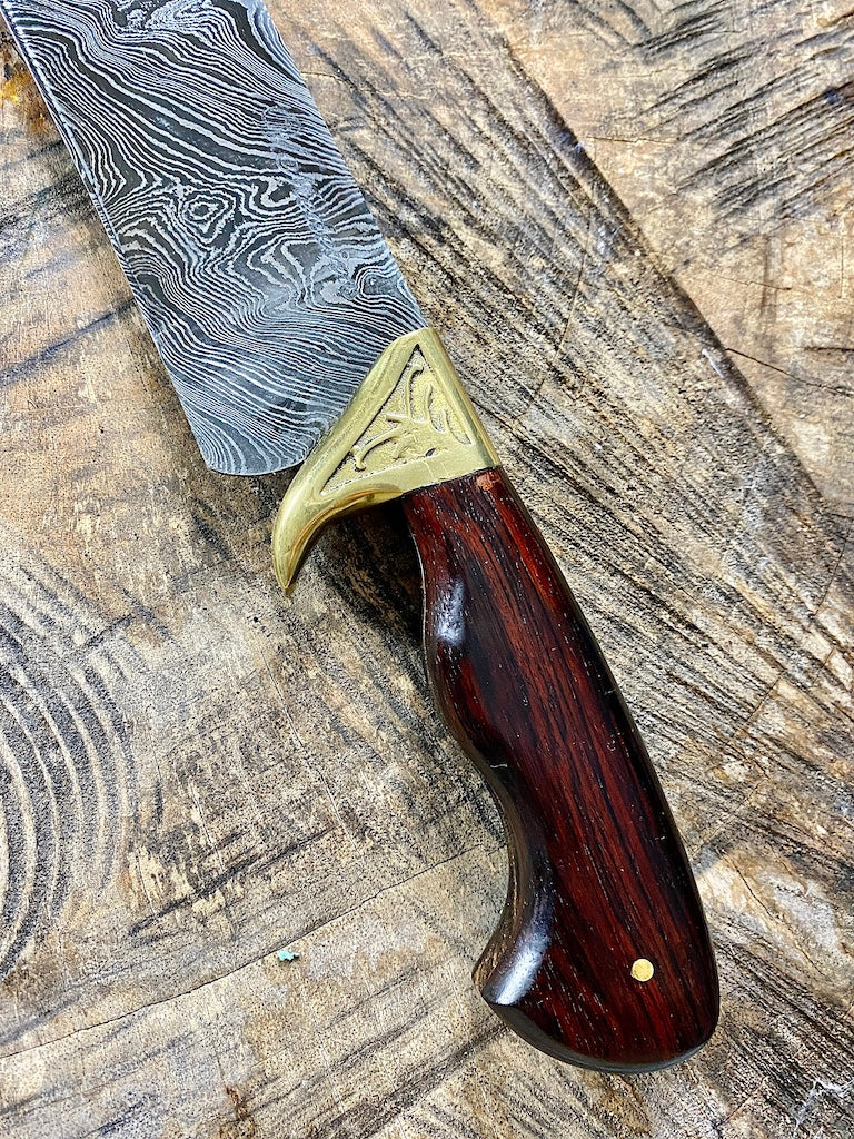 10" Damascus Wild Carving Master Knife 180 Layers CS1095 15n20