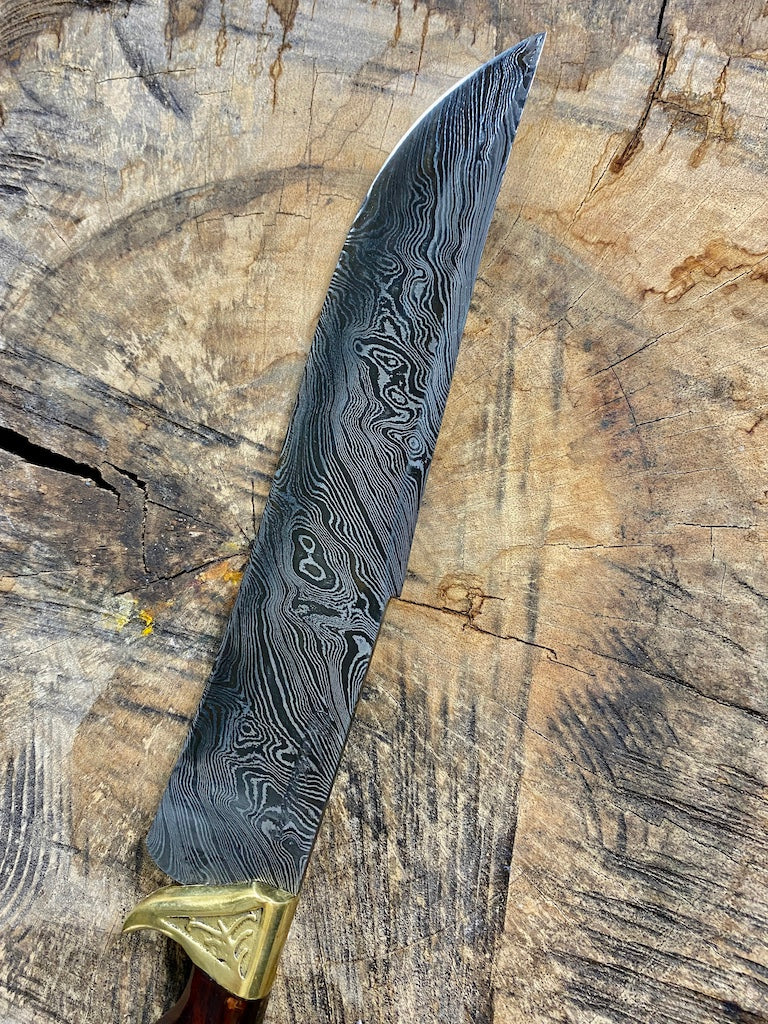 10" Damascus Wild Carving Master Knife 180 Layers CS1095 15n20