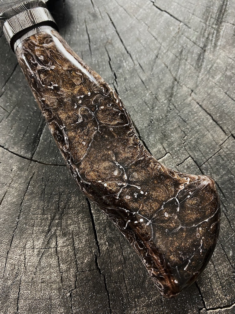 8" Damascus Custom Chef Knife 180 Layers CS1095 15n20