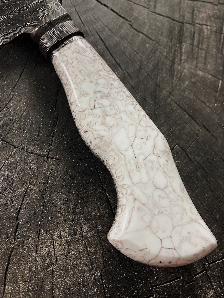 8" Damascus Custom Chef Knife 180 Layers CS1095 15n20