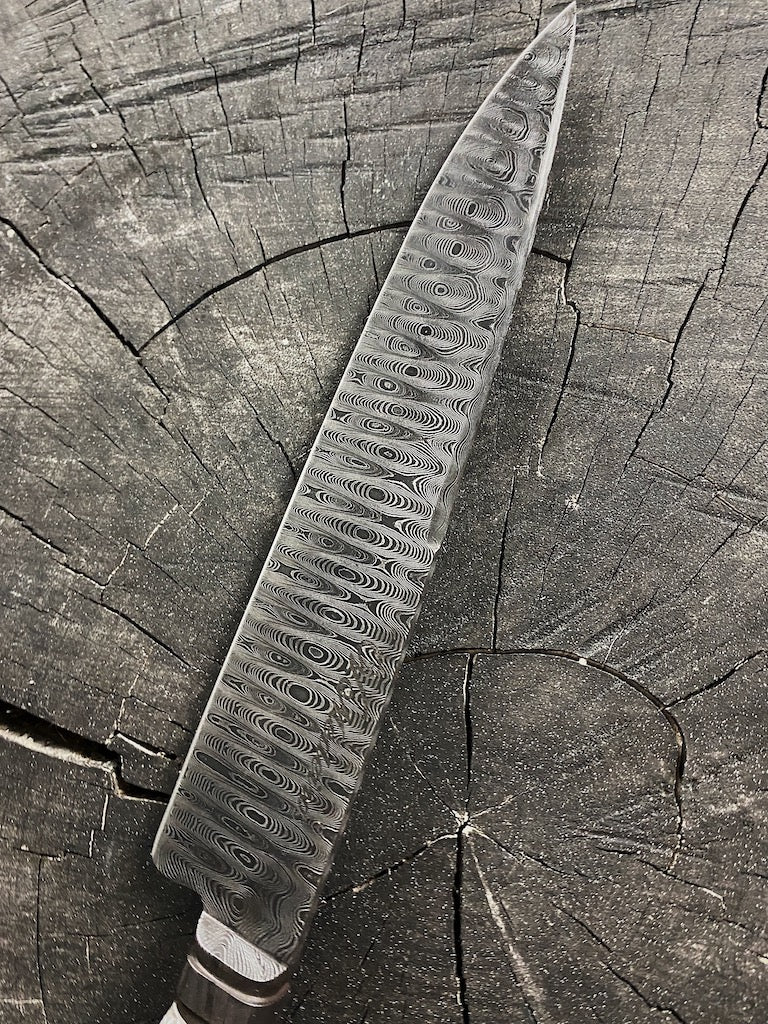 8" Damascus Custom Chef Knife 180 Layers CS1095 15n20