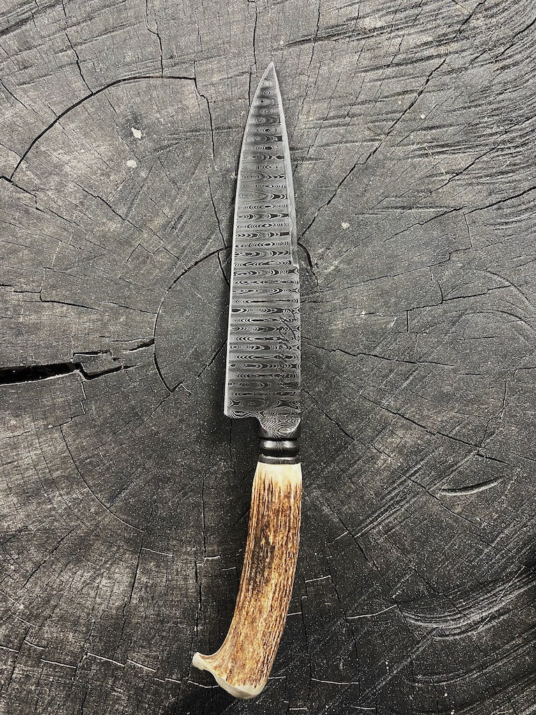 7" Damascus Custom Chef Knife 180 Layers CS1095 15n20