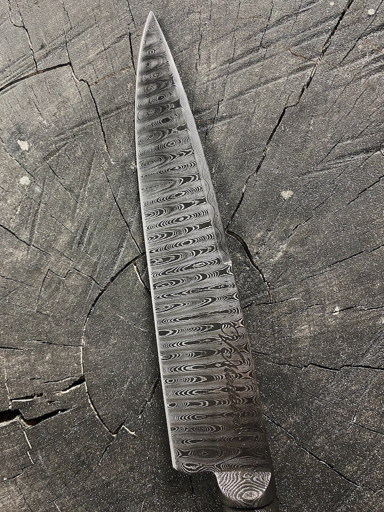 7" Damascus Custom Chef Knife 180 Layers CS1095 15n20