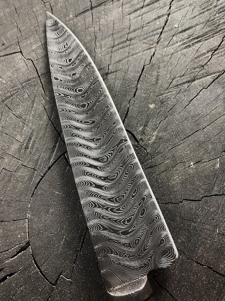 8" Damascus Custom Chef Knife 180 Layers CS1095 15n20