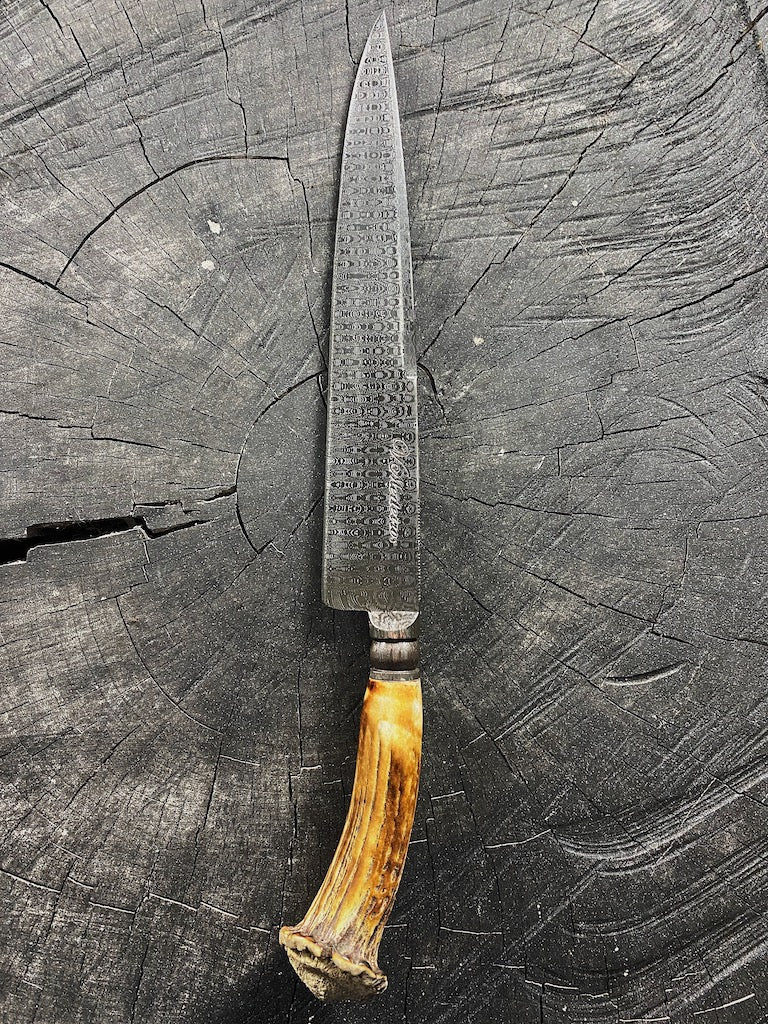 10" Damascus MATRIX Knife 180 Layers CS1095 15n20