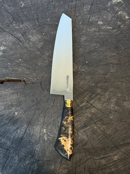 8&quot; Kultura Knife, Maple Burl, RSS440 - 200mm