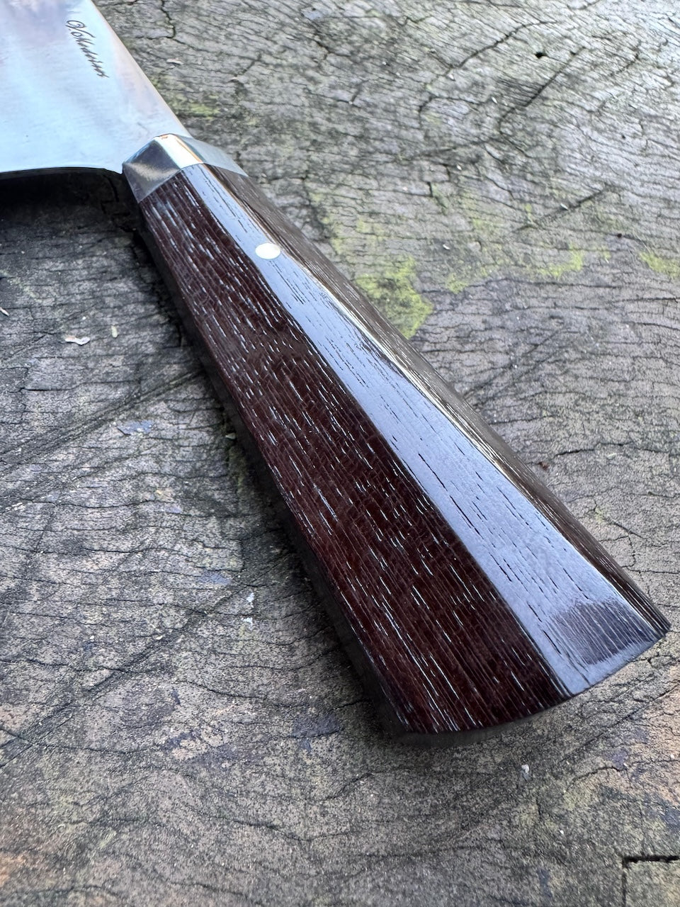 10&quot; NIFO Cleaver, Amazonian Bog Oak, SS440 - 250mm