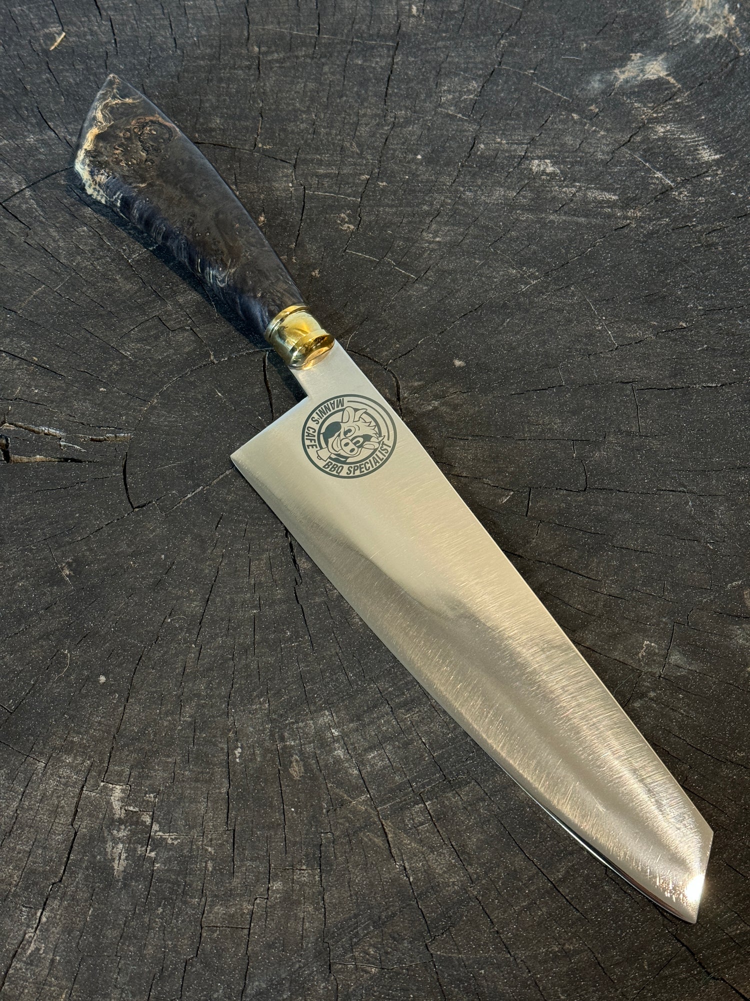 8&quot; Kultura Knife, Maple Burl, RSS440 - 200mm