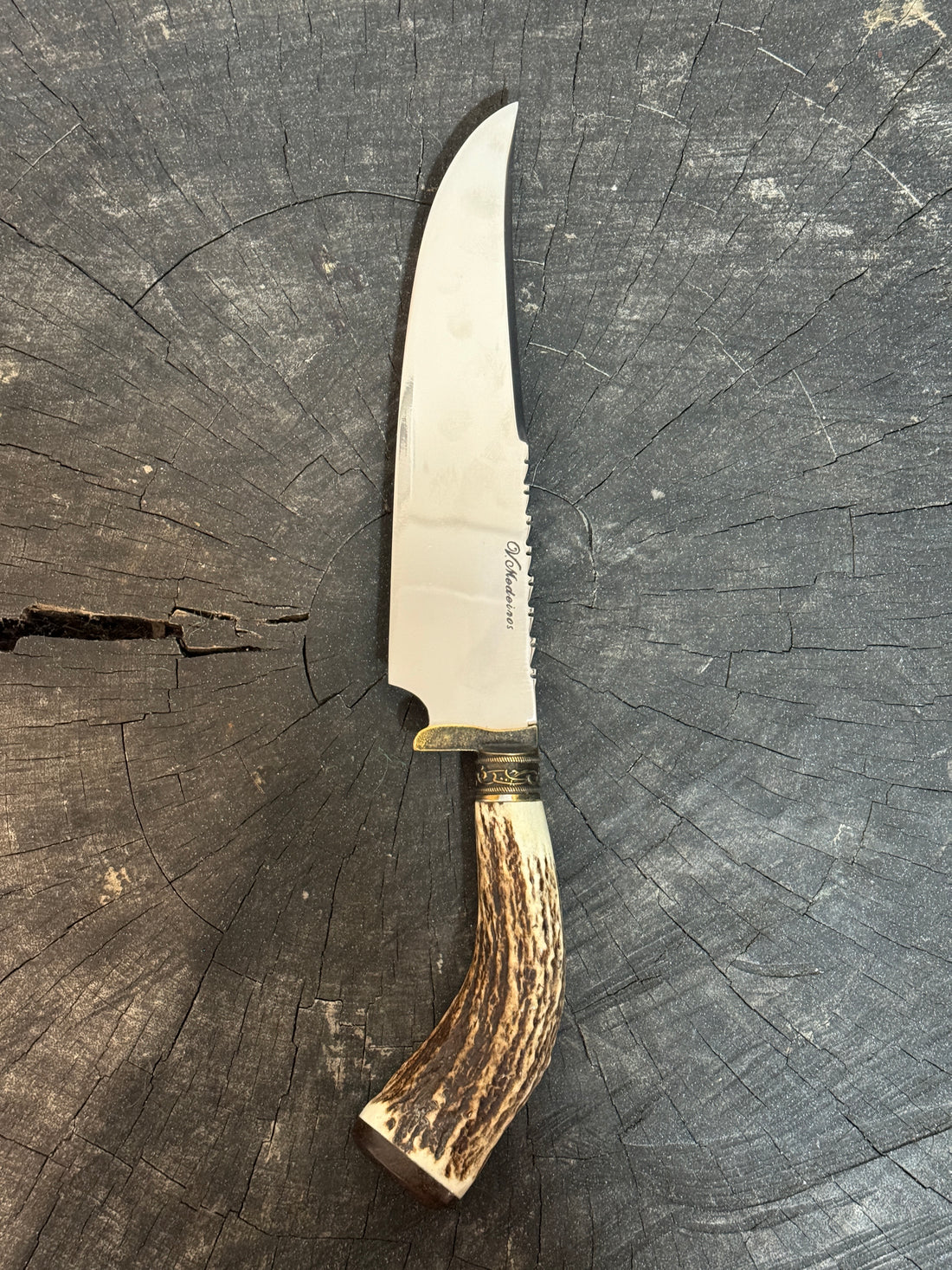 8&quot; Bowie Knife, Deer Antler, SS440 - 200mm