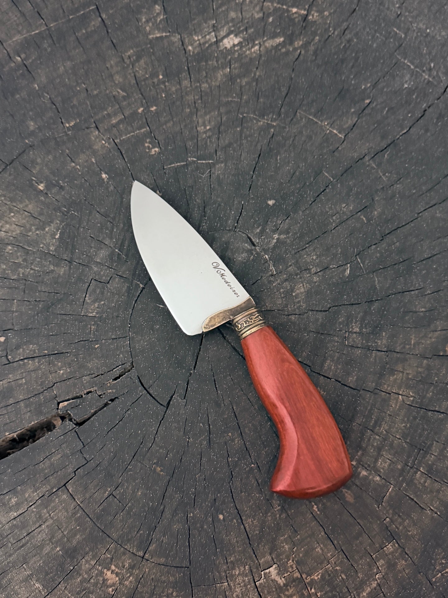 3.5” Skinner Knife, Arruda Hardwood - SS440 - 90mm