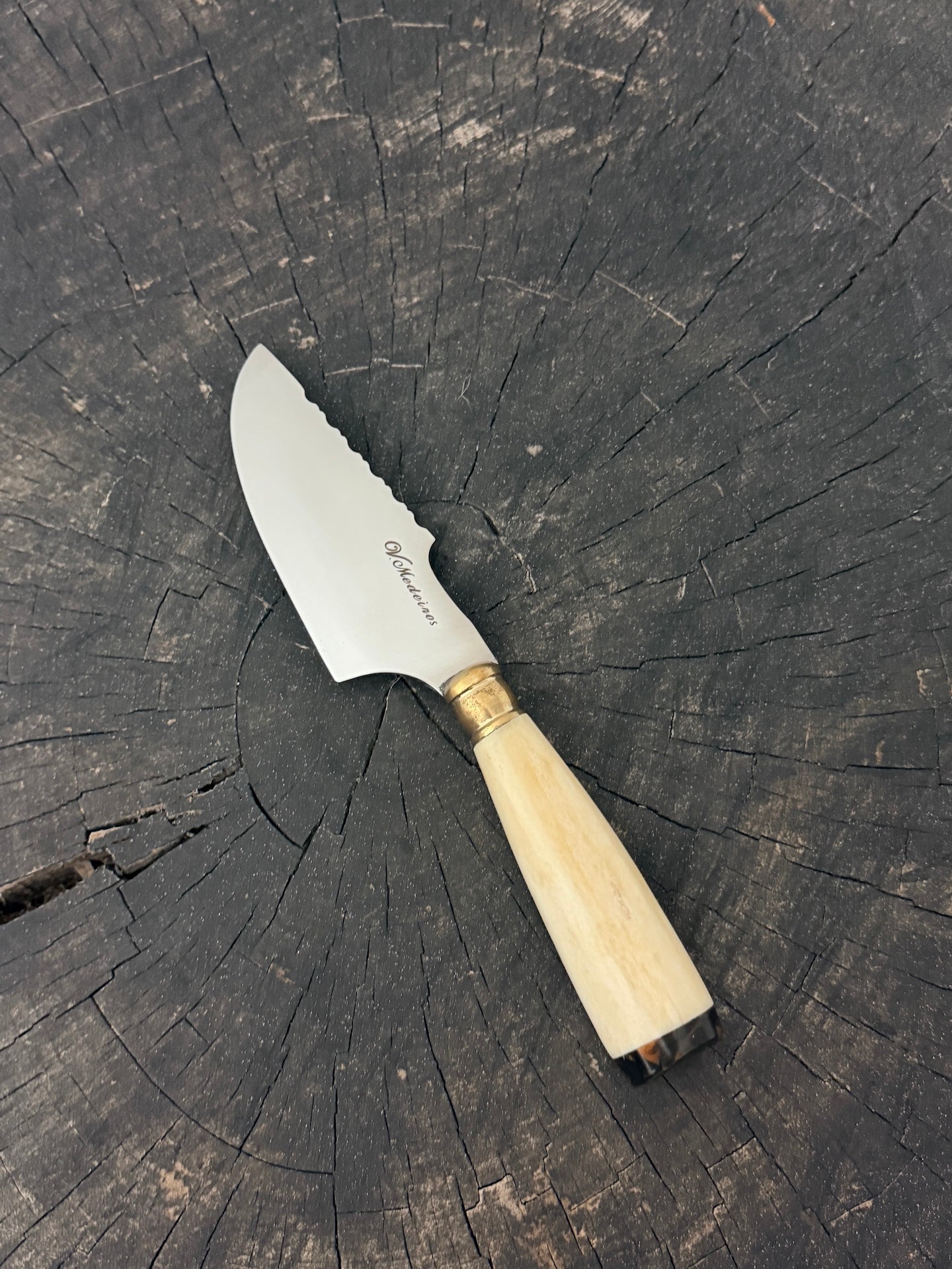 4” Skinner Knife, Ostrich Bone, SS420 - 105mm