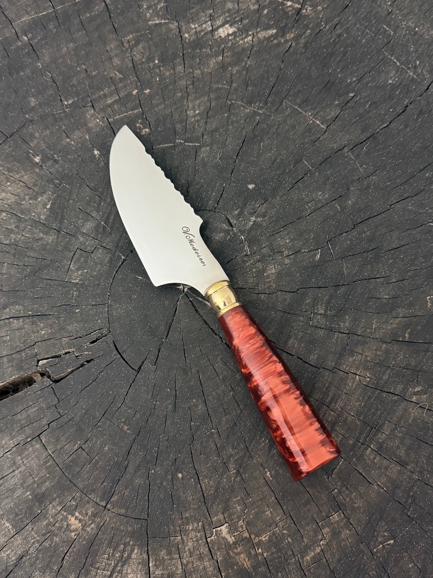 4” Skinner Knife, Custom Block - SS420, 105mm