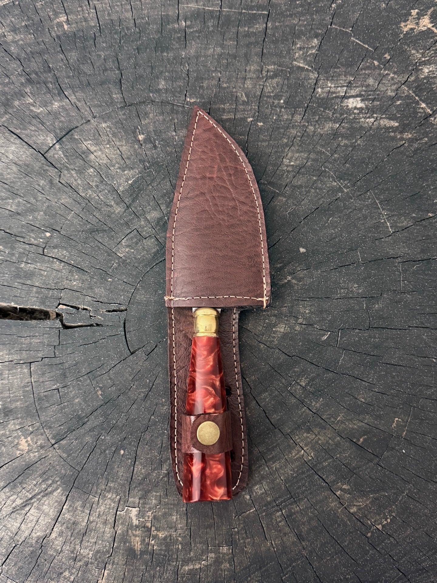 4” Skinner Knife, Custom Block - SS420, 105mm