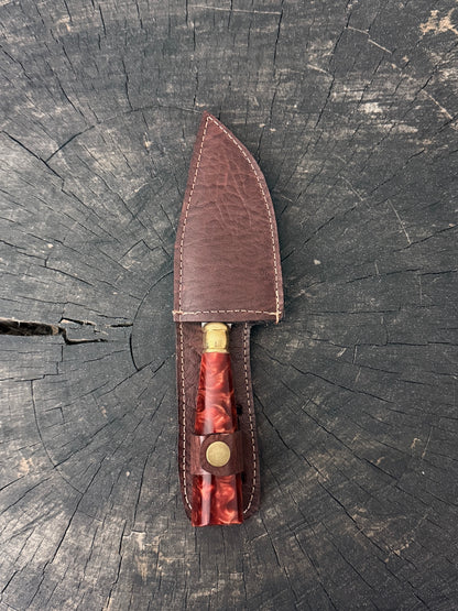 4” Skinner Knife, Custom Block - SS420, 105mm