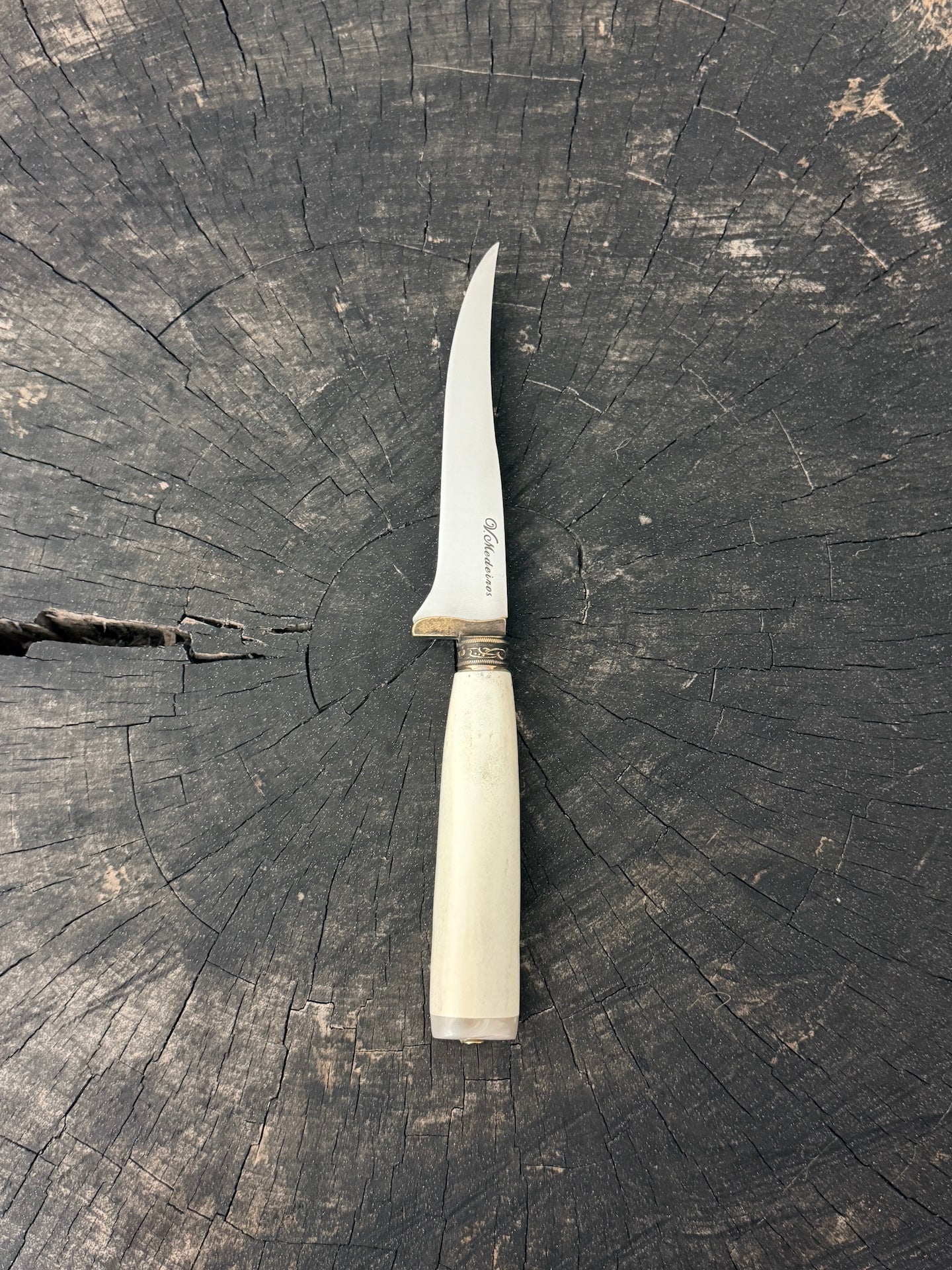 5" Boning Knife, Ostrich Bone, SS440 - 130mm