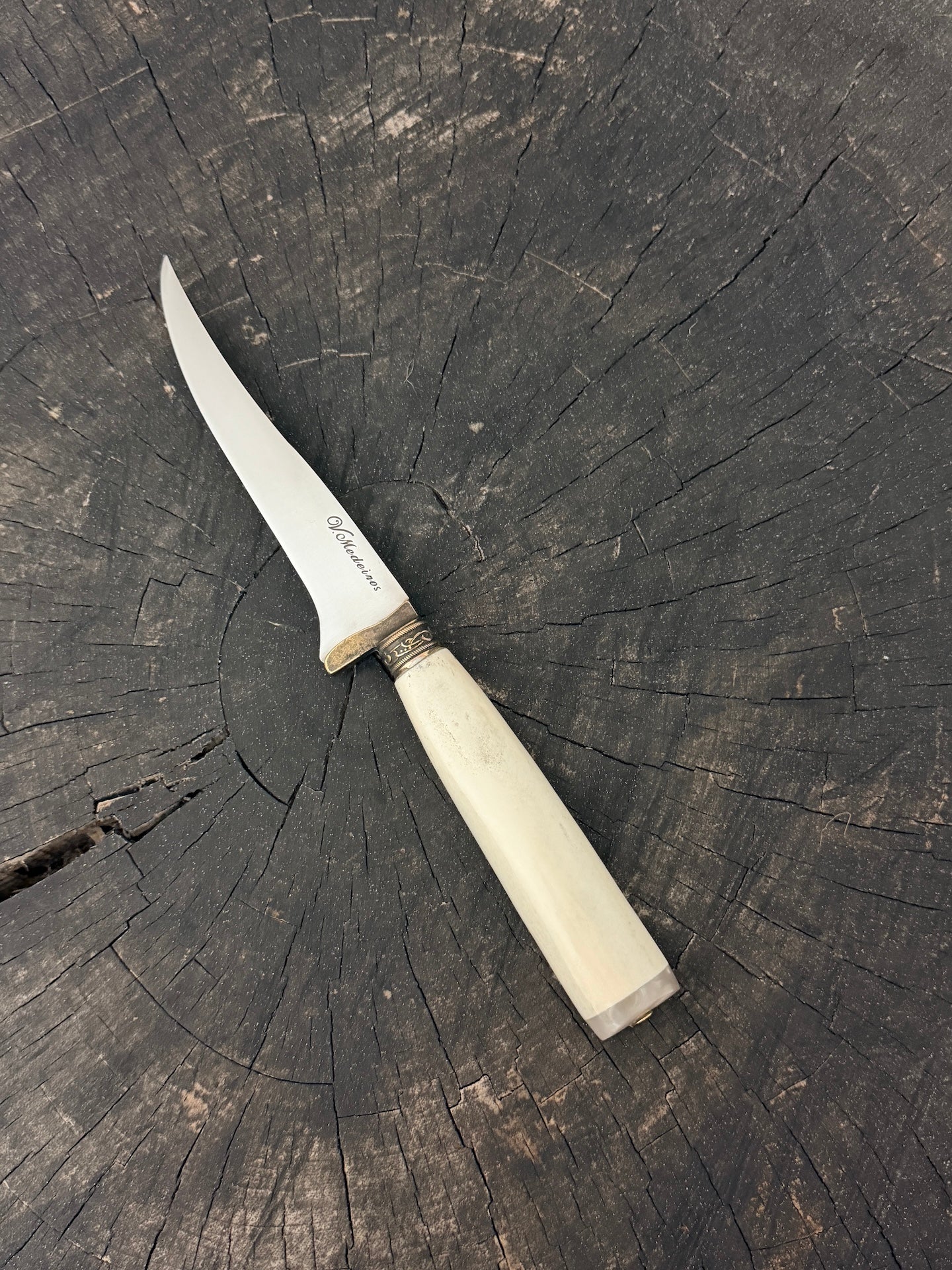 5" Boning Knife, Ostrich Bone, SS440 - 130mm