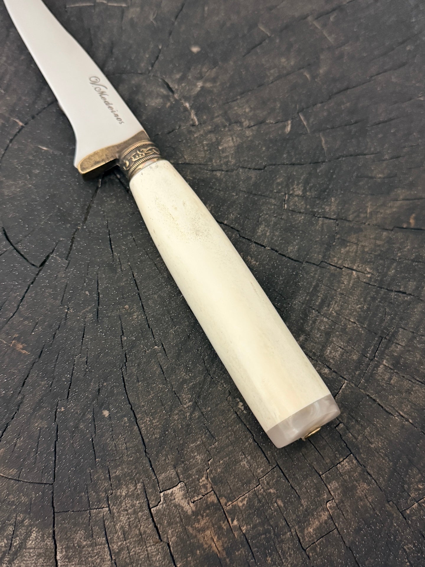 5" Boning Knife, Ostrich Bone, SS440 - 130mm