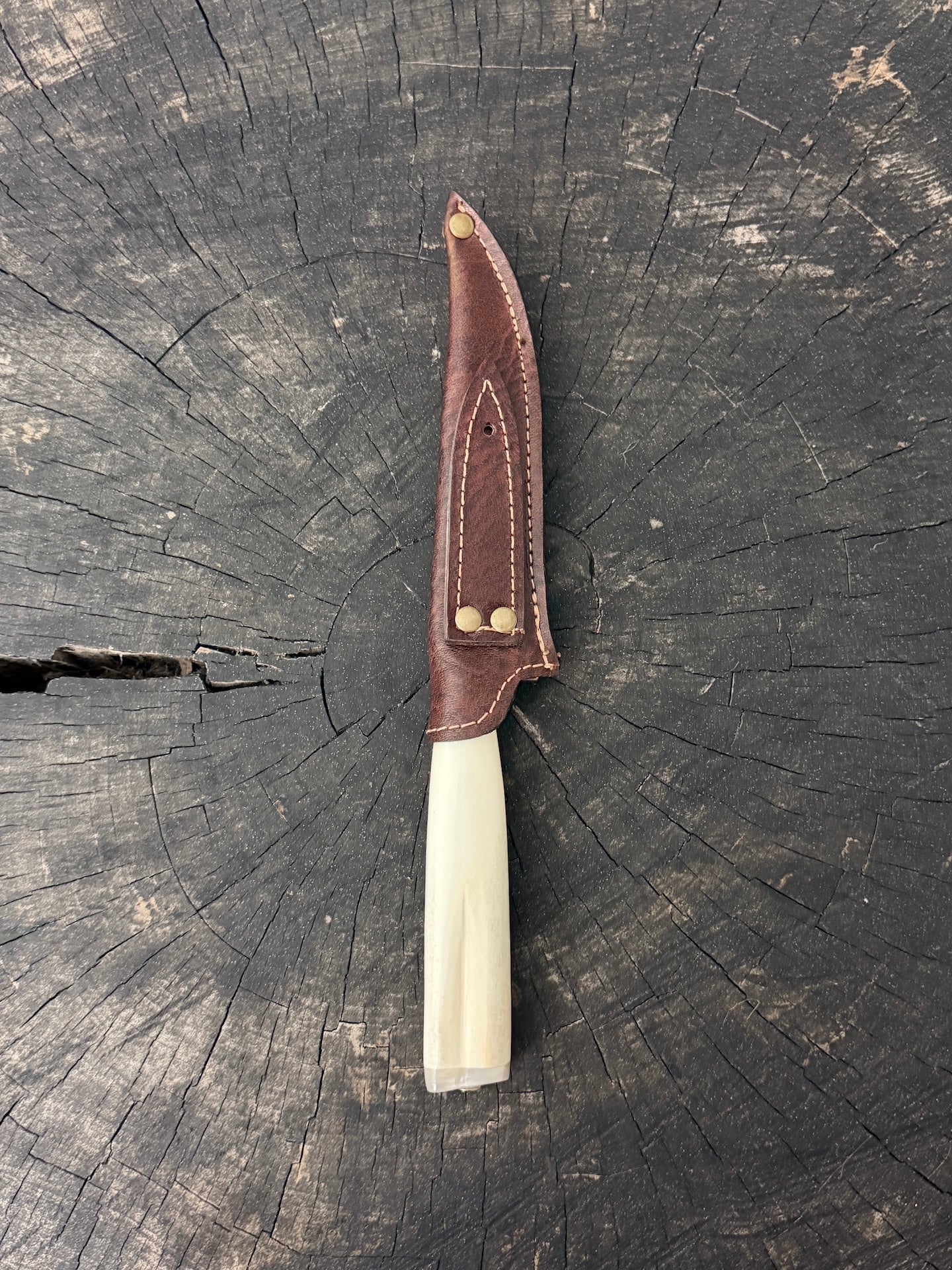 5" Boning Knife, Ostrich Bone, SS440 - 130mm