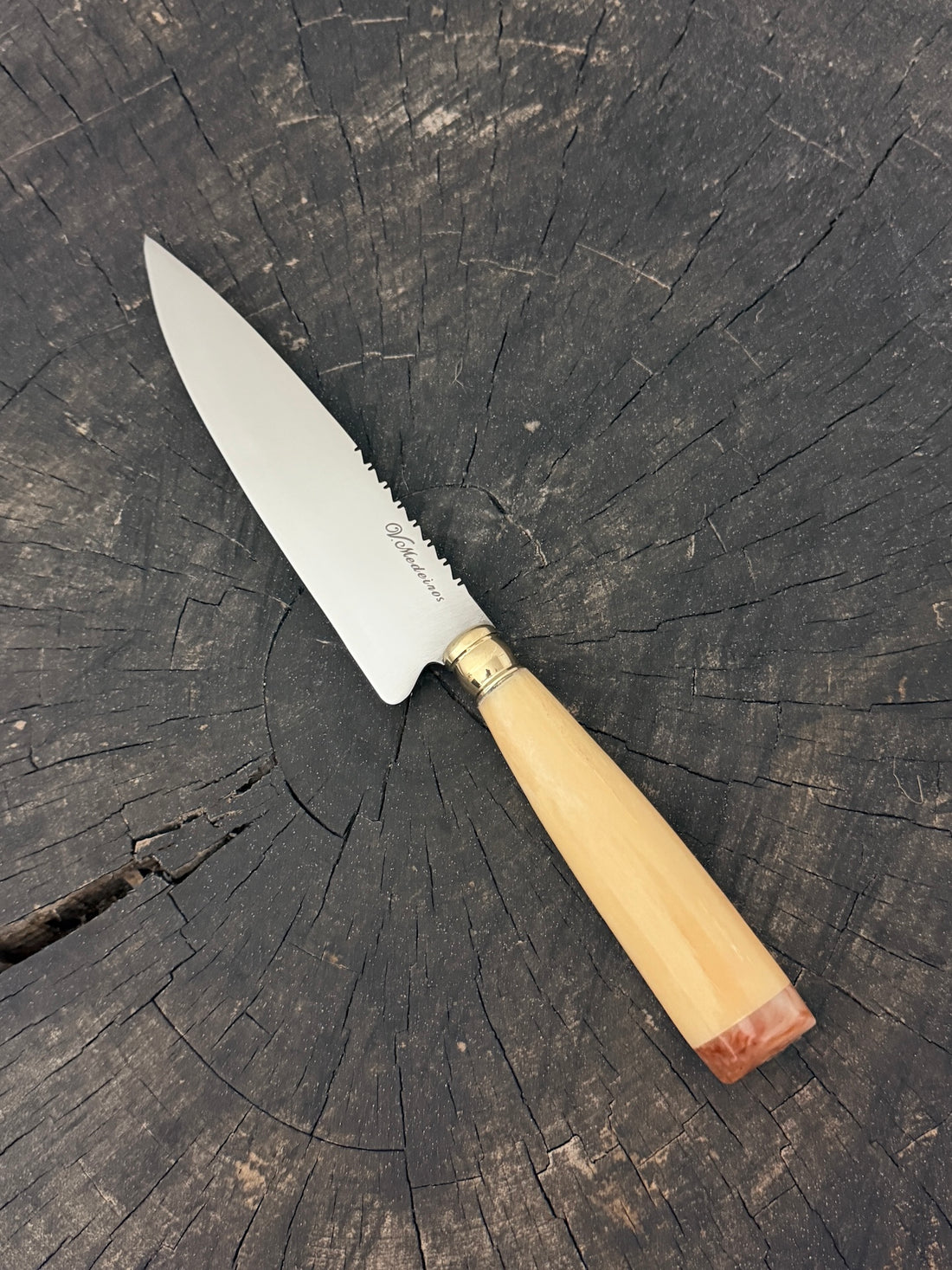 6" Utility Knife, Ostrich Bone, SS440 - 150mm