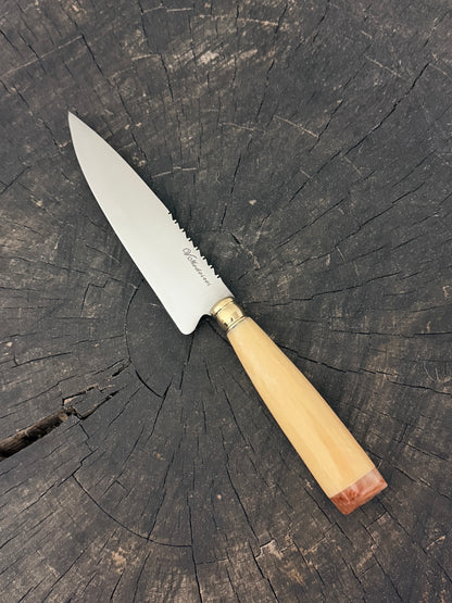6" Utility Knife, Ostrich Bone, SS440 - 150mm