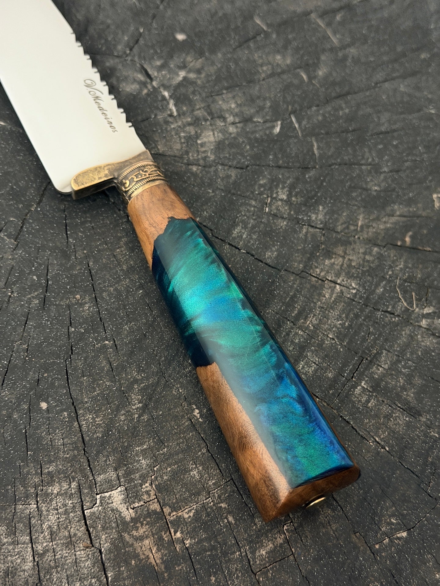 6" Utility Knife, Hybrid Custom Block, SS440 - 150mm