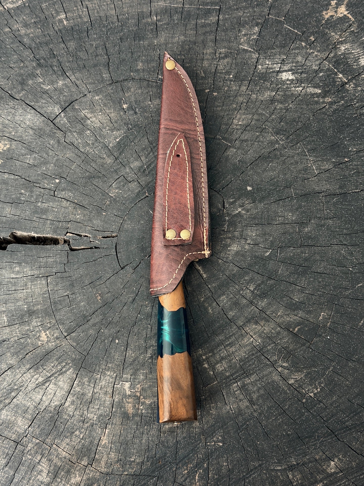 6" Utility Knife, Hybrid Custom Block, SS440 - 150mm