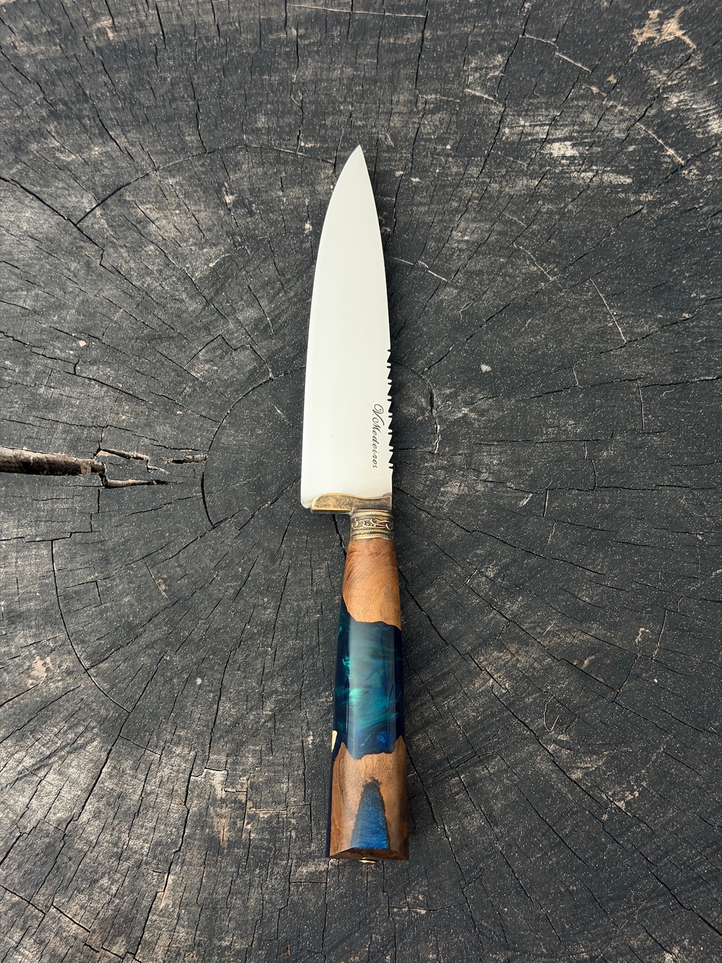 6" Utility Knife, Hybrid Custom Block, SS440 - 150mm