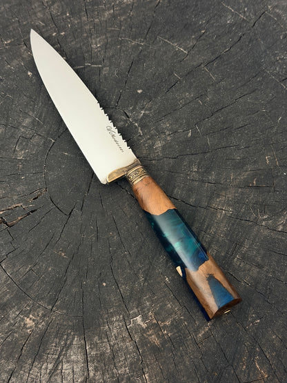 6" Utility Knife, Hybrid Custom Block, SS440 - 150mm