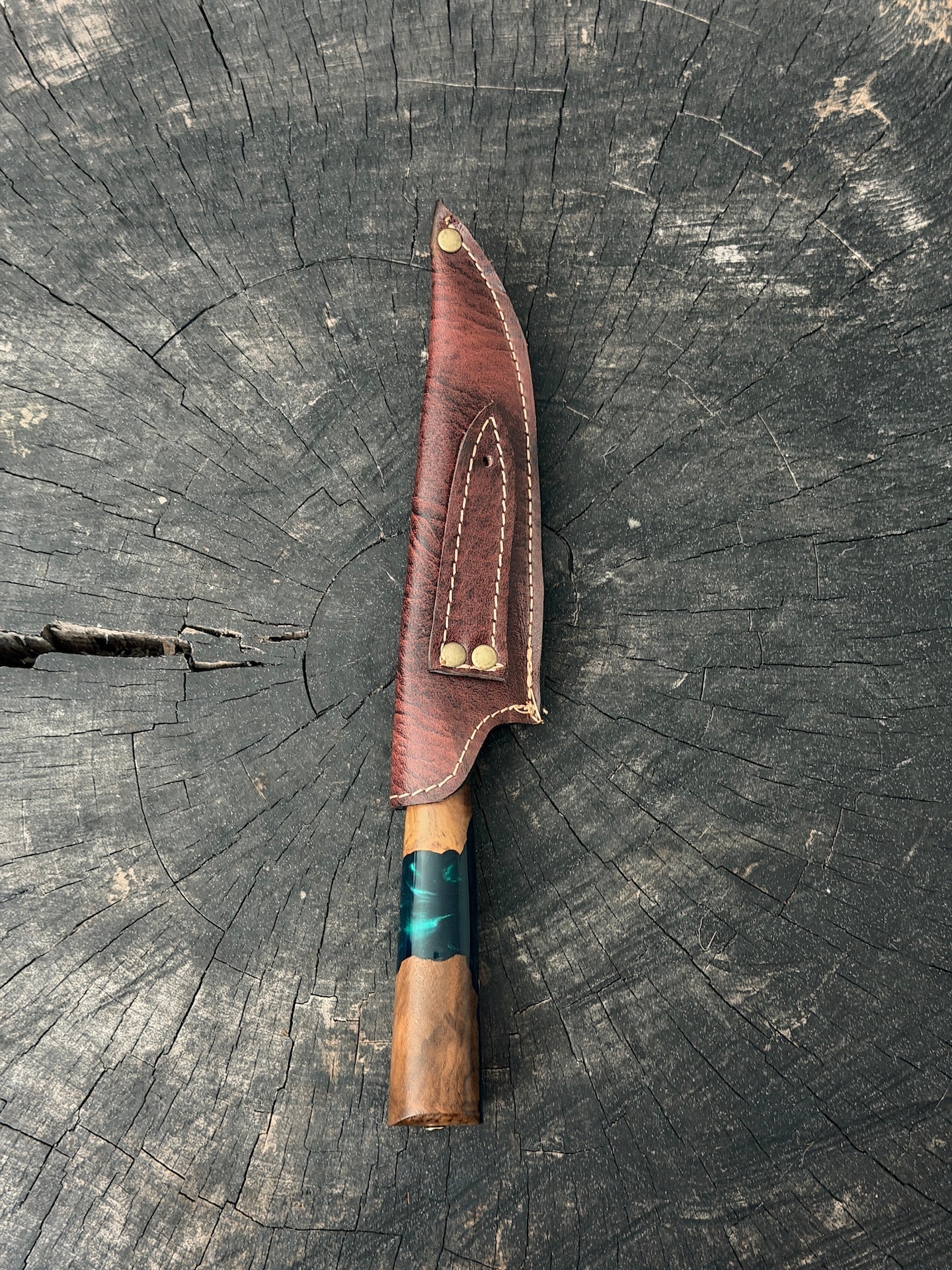 6" Utility Knife, Hybrid Custom Block, SS440 - 150mm