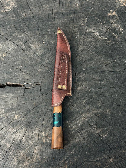 6" Utility Knife, Hybrid Custom Block, SS440 - 150mm