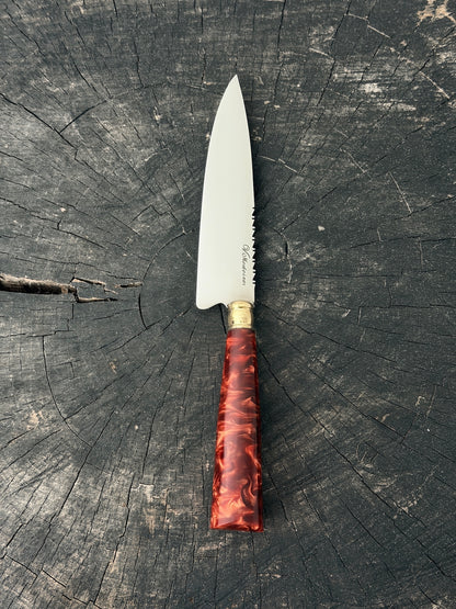 6" Utility Knife, Custom Block, SS440 - 150mm
