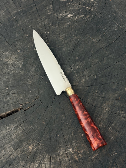 6" Utility Knife, Custom Block, SS440 - 150mm