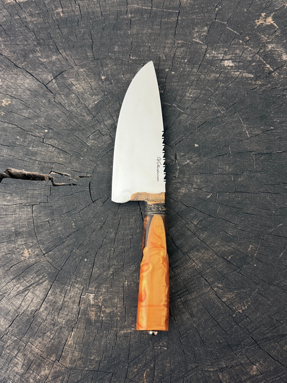 6" Picanha Knife, Hybrid Custom Block, SS440 - 150mm