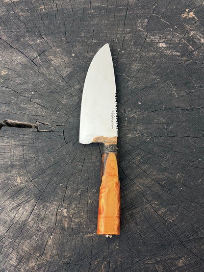 6" Picanha Knife, Hybrid Custom Block, SS440 - 150mm