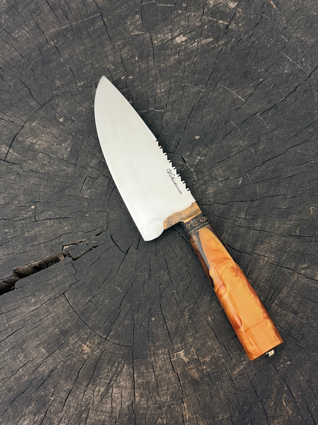 6" Picanha Knife, Hybrid Custom Block, SS440 - 150mm
