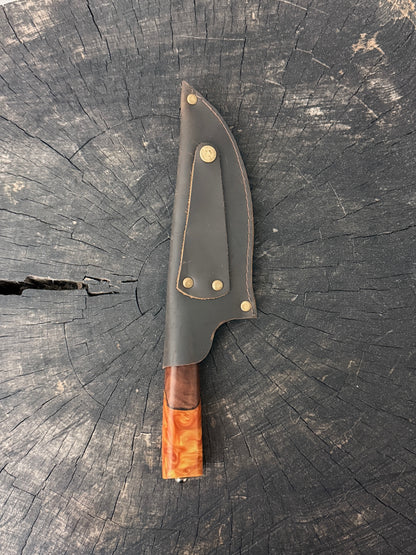 6" Picanha Knife, Hybrid Custom Block, SS440 - 150mm