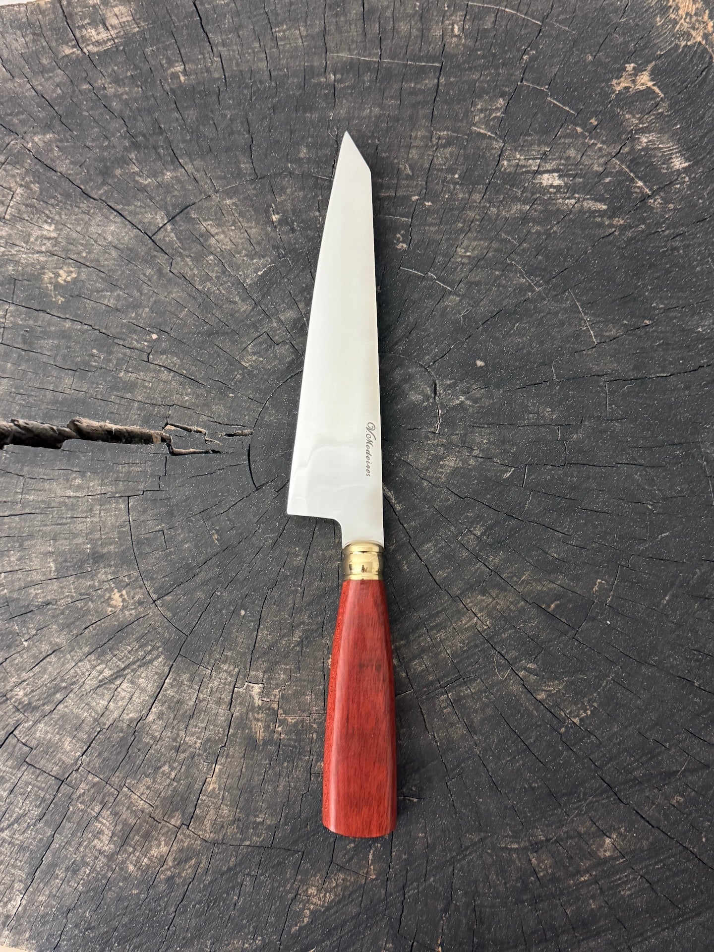 8" Branca Knife, Pau Brasil Hardwood, SS440 - 210mm