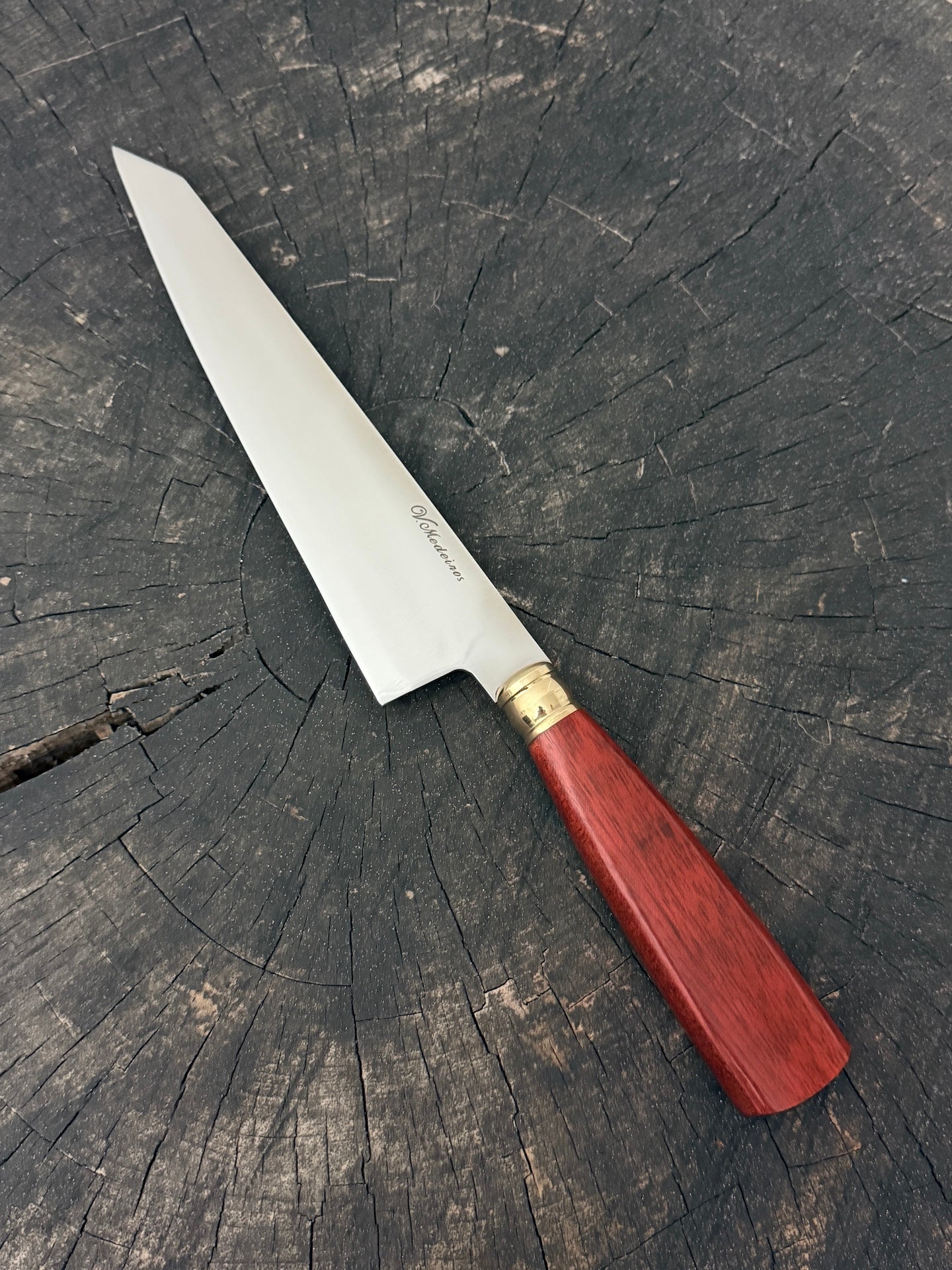 8" Branca Knife, Pau Brasil Hardwood, SS440 - 210mm