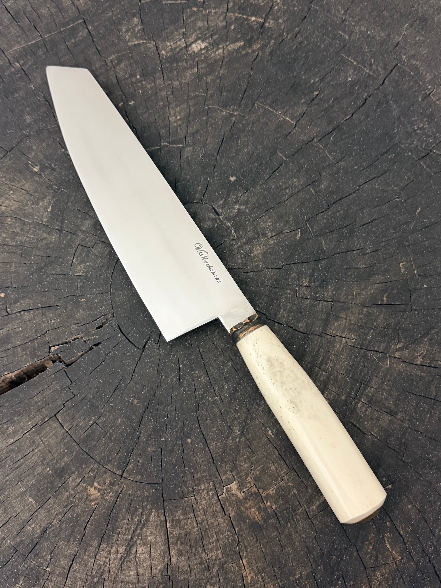 8" Kultura Knife, Ostrich Bone, SS440 - 200mm