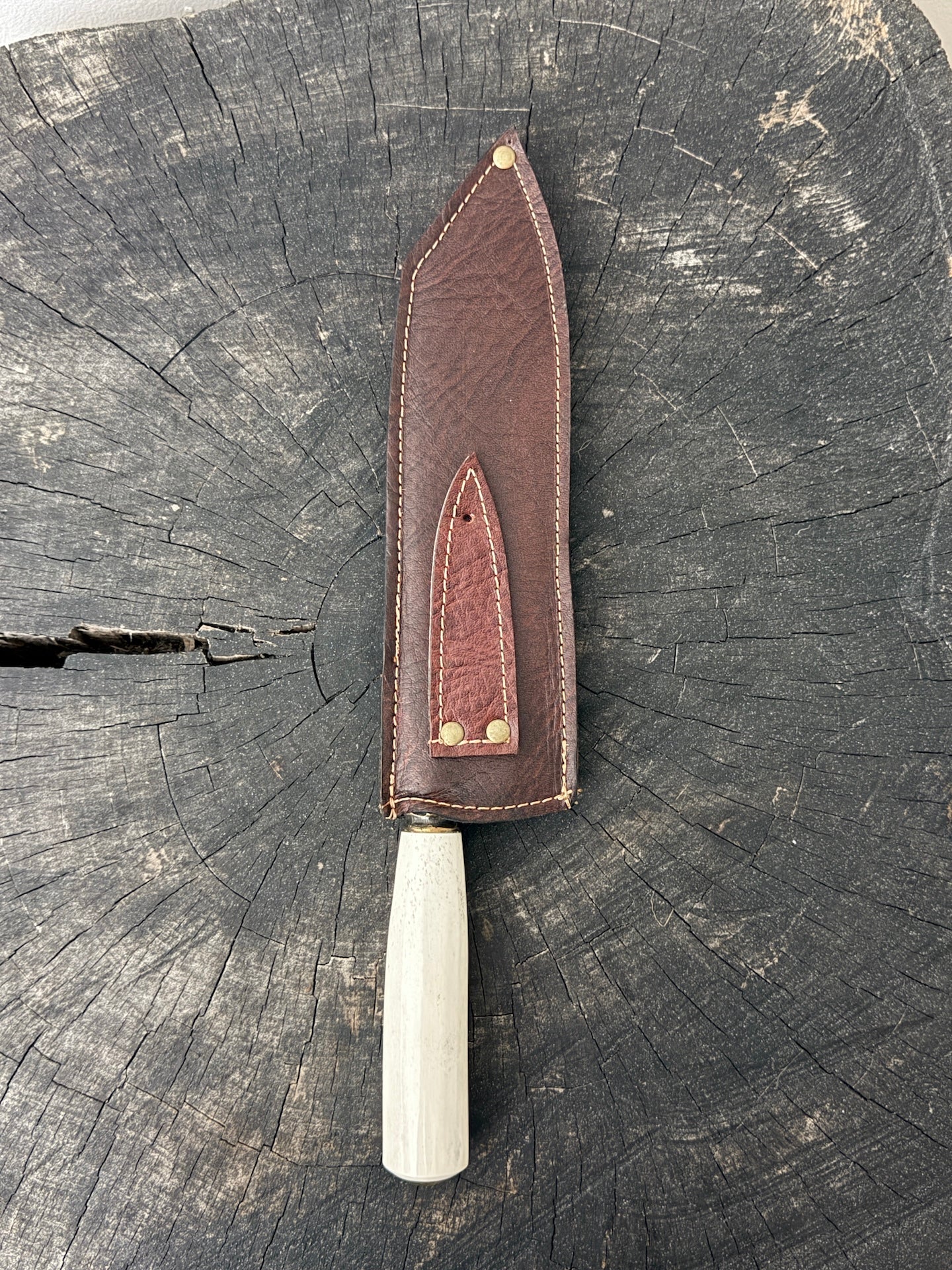 8" Kultura Knife, Ostrich Bone, SS440 - 200mm