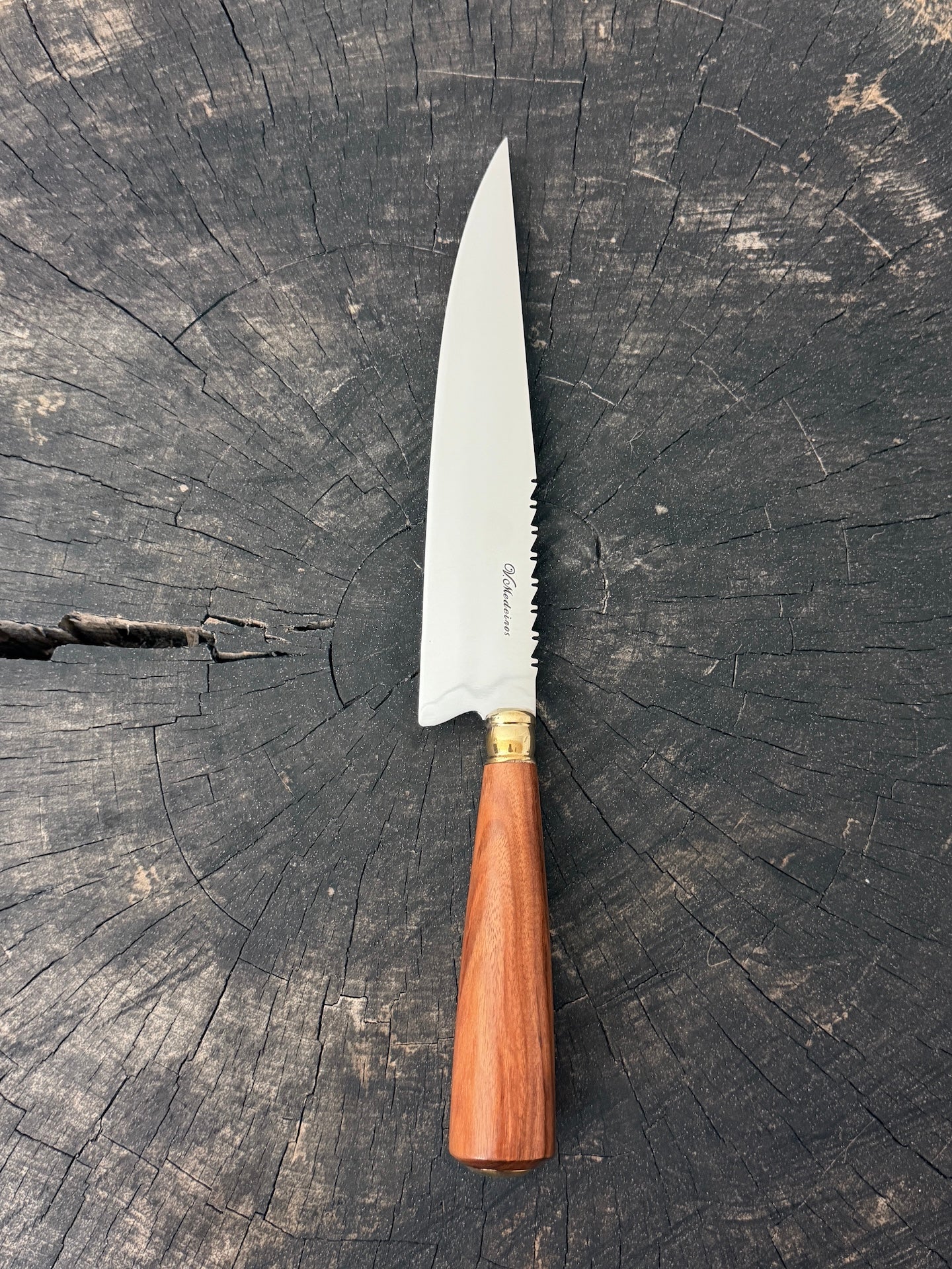 8" Chef Knife, Native Hardwood, SS420 - 200mm