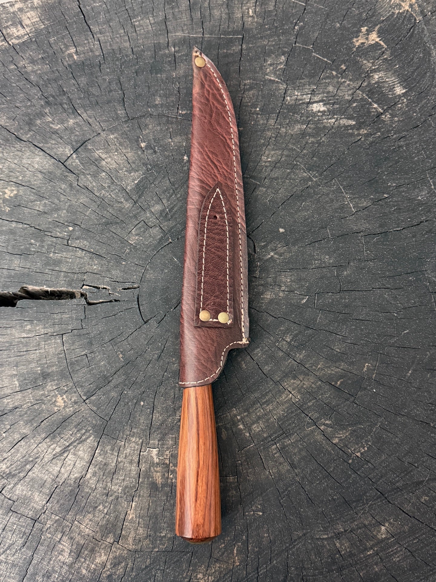 8" Chef Knife, Native Hardwood, SS420 - 200mm