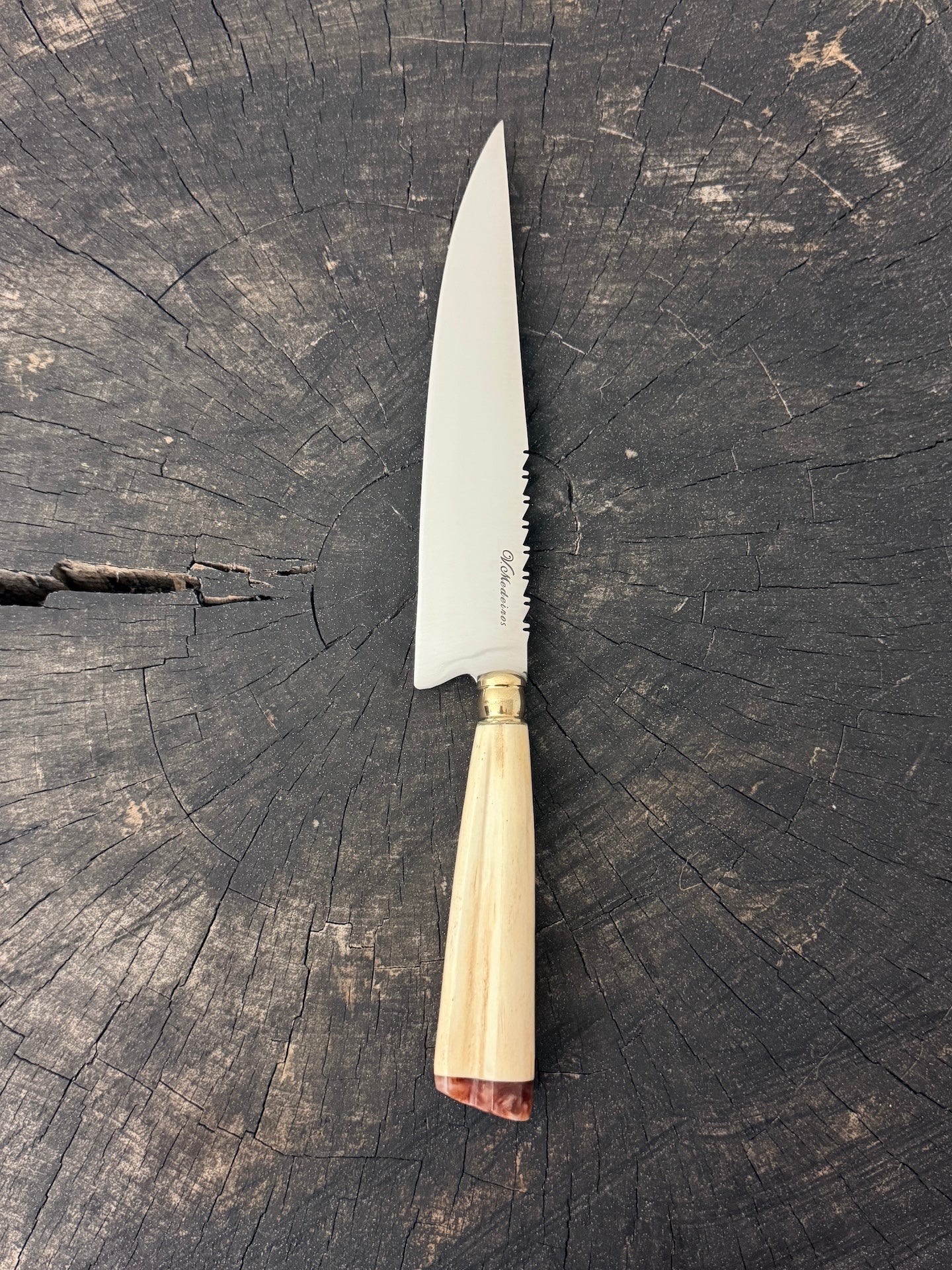8" Chef Knife, Ostrich Bone, SS440 - 200mm