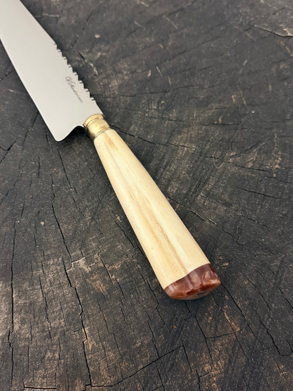 8" Chef Knife, Ostrich Bone, SS440 - 200mm