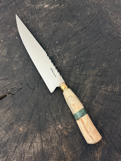 8" Chef Knife, Deer Antler, SS420 - 200mm