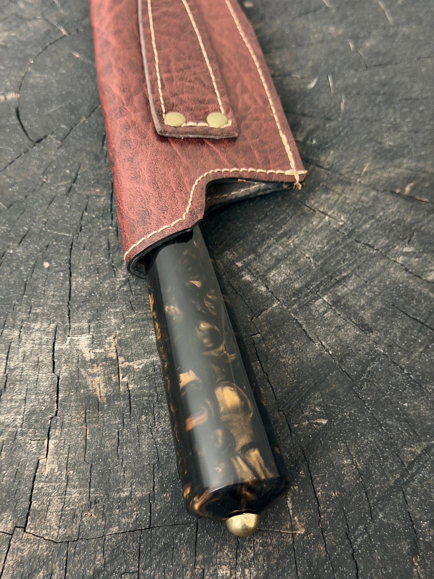8" Picanha Chef Knife, Predator Custom Block, SS440 - 200mm