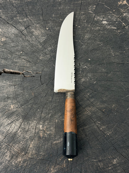 8" Artisan Knife, Hybrid Custom Block, SS440 - 200mm