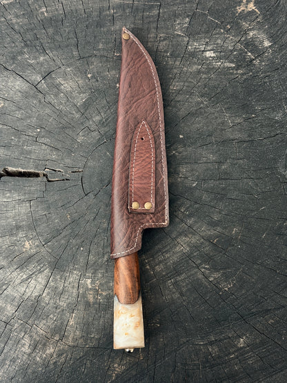 8" Artisan Knife, Hybrid Custom Block, SS440 - 200mm